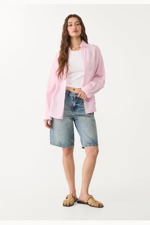 Stradivarius Camicia in misto lino L