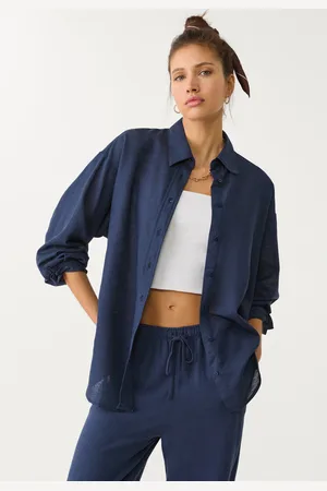 Stradivarius Camicia in misto lino L