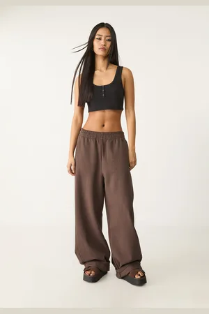 Stradivarius Pantaloni in felpa barrel XL