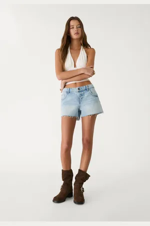 Stradivarius T-shirt halter arricciata M
