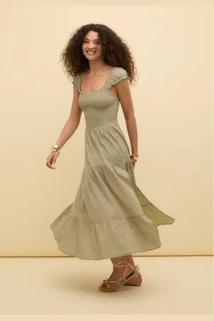 Stradivarius Vestito fluido midi S