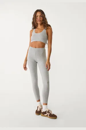 Stradivarius Leggings cotone cucitura invisibile S