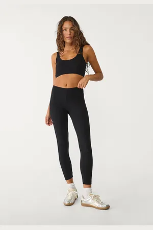 Stradivarius Leggings cotone cucitura invisibile S