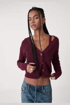 Stradivarius Cardigan in maglia con bottoni S