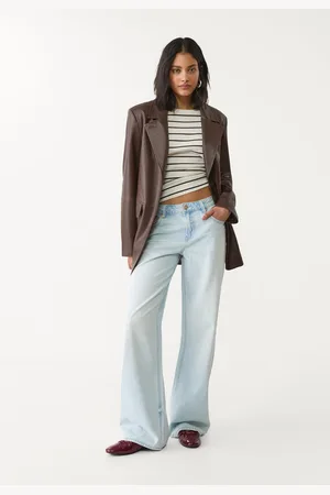 Stradivarius D91 Jeans low wide leg 44