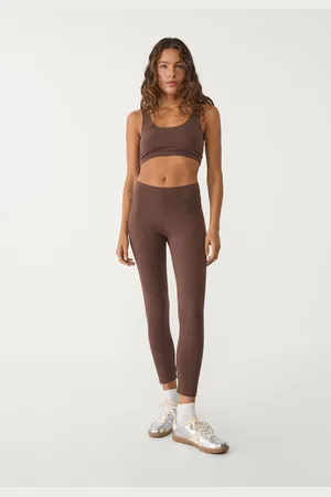 Stradivarius Leggings cotone cucitura invisibile XS