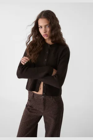 Stradivarius Giacca in maglia con bottoni M