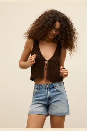 Stradivarius D83 Shorts mom fit 38