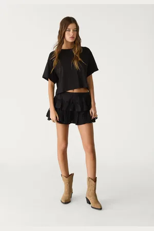 Stradivarius T-shirt oversize crop S