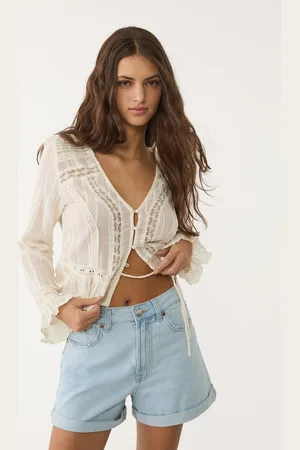 Stradivarius D83 Shorts mom fit 36