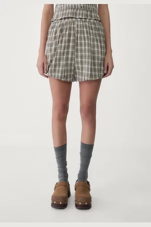 Stradivarius Shorts a palloncino a quadri S