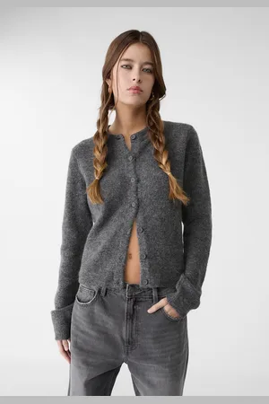 Stradivarius Giacca in maglia con bottoni XS