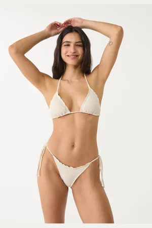 Stradivarius Top bikini maglia traforata XS