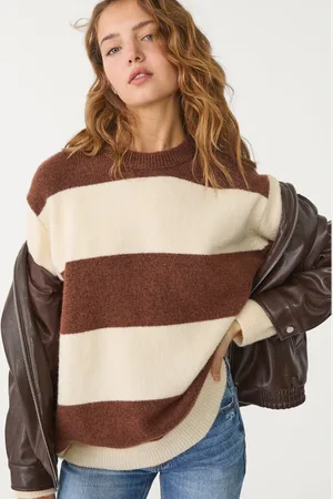 Stradivarius Pullover tessuto morbido di maglia L