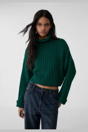 Stradivarius Pullover in maglia collo alto S