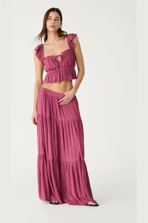 Stradivarius Gonna midi boho XS