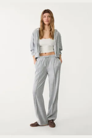 Stradivarius Pantaloni jogger in velluto L