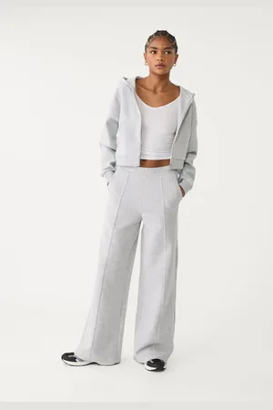 Stradivarius Pantaloni wide leg in tessuto morbido S
