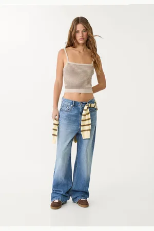Stradivarius D88 Jeans baggy wide leg 36