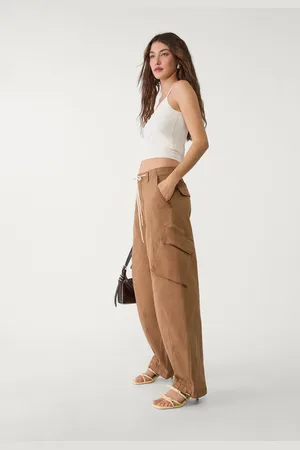 Stradivarius Pantaloni cargo a palloncino 40
