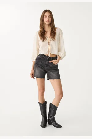 Stradivarius D93 Short denim longline 36