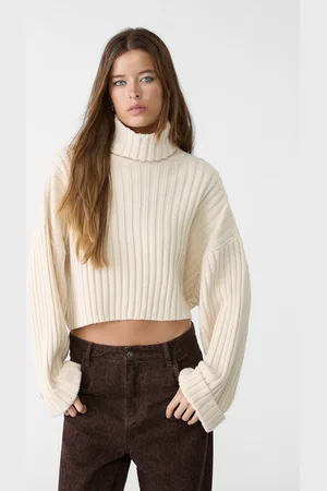 Stradivarius Pullover in maglia collo alto XL