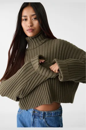 Stradivarius Pullover in maglia collo alto S