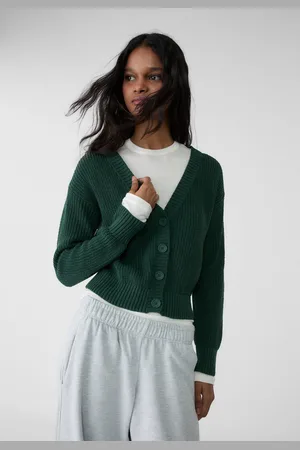 Stradivarius Cardigan in maglia con bottoni XS