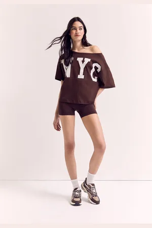 Stradivarius T-shirt posizionale maniche corte XS