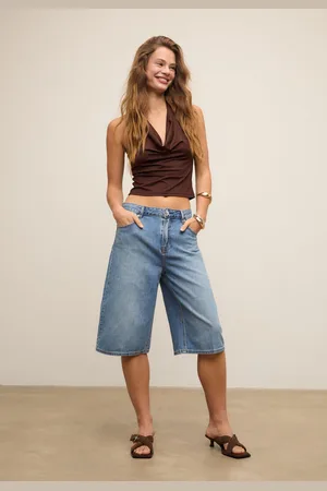 Stradivarius Jort bermuda denim 36