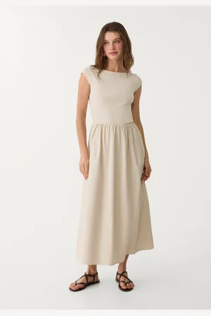 Stradivarius Vestito midi combinato XS