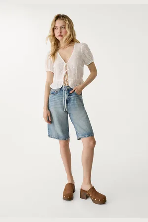 Stradivarius D95 Jort bermuda denim 40