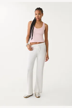 Stradivarius Canotta scollo nuotatore con scollo a V XL