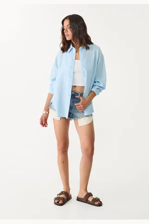 Stradivarius Camicia in misto lino L