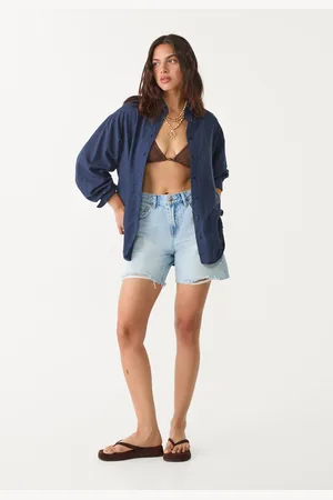 Stradivarius Camicia in misto lino L