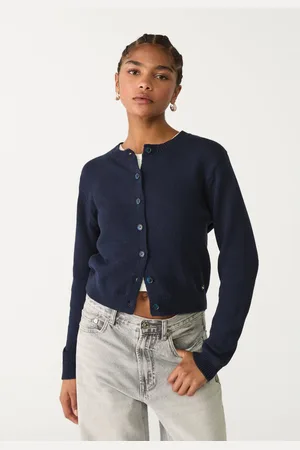 Stradivarius Cardigan in maglia con bottoni S