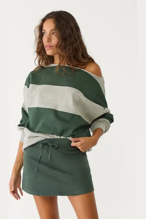 Stradivarius Gonna pantalone in felpa con lacci XS
