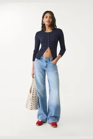 Stradivarius D91 Jeans low wide leg 42