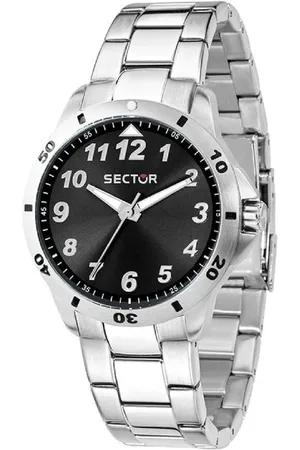Sector Orologio solo tempo No Limits Young cinturino e cassa in acciaio argento