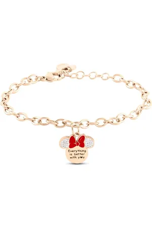 Stroili Oro Bracciale Mickey Mouse & Friends Acciaio Cristallo