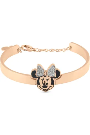 Stroili Oro Bangle Mickey Mouse & Friends Acciaio Cristallo