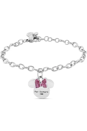 Stroili Oro Bracciale Mickey Mouse & Friends Acciaio Cristallo
