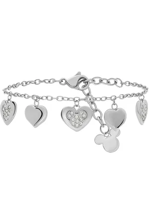 Stroili Oro Bracciale Mickey Mouse & Friends Acciaio Cristallo
