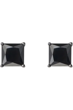 Stroili Oro Orecchini Lobo Punto Luce Gentleman Argento Cubic Zirconia