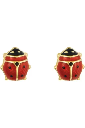 Stroili Oro Orecchini coccinella in oro