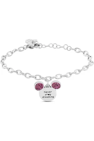 Stroili Oro Bracciale Mickey Mouse & Friends Acciaio Cristallo