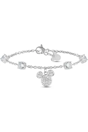 Stroili Oro Bracciale Mickey Mouse & Friends Acciaio Cristallo