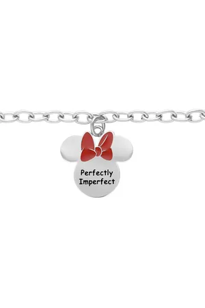 Stroili Oro Bracciale Lady Message Acciaio Disney e Cristalli