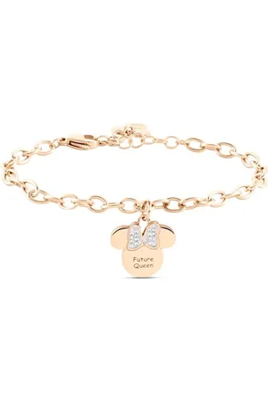 Stroili Oro Bracciale Mickey Mouse & Friends Acciaio Cristallo