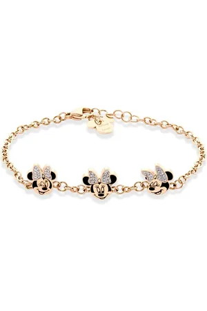 Stroili Oro Bracciale Mickey Mouse & Friends Acciaio Cristallo